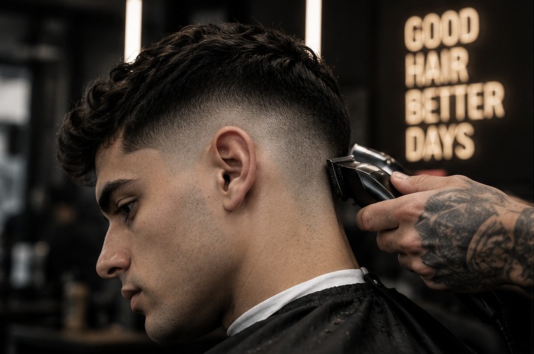 Fade realizado en Urban Barber