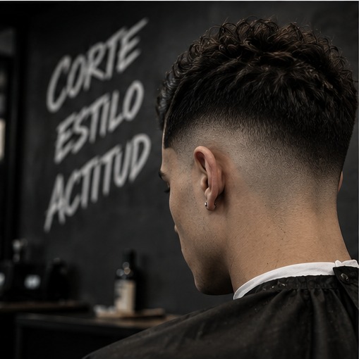 Corte degradado en Urban Barber